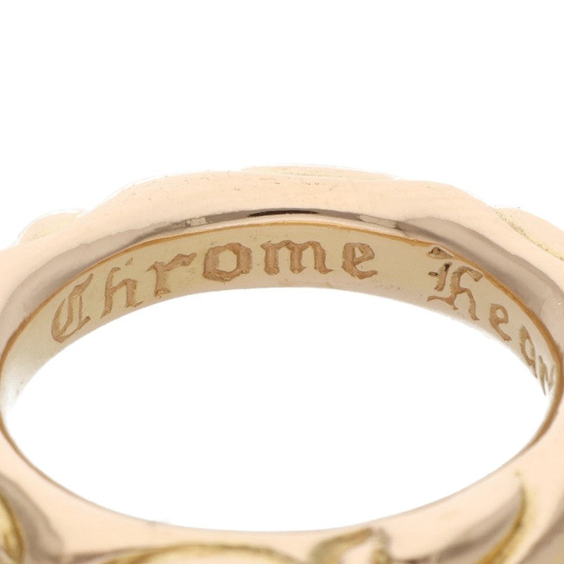 Chrome Hearts 22K Scroll Band Gold Ring Size JP 13