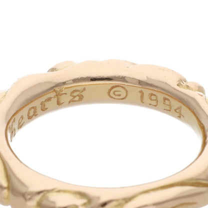 Chrome Hearts 22K Scroll Band Gold Ring Size JP 13