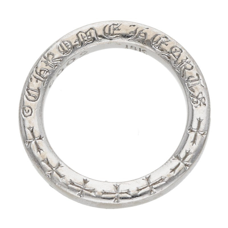 Chrome Hearts 18KWG NTFL White Gold Ring Size JP 7.5