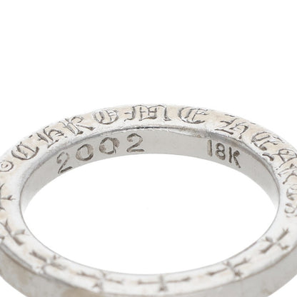Chrome Hearts 18KWG NTFL White Gold Ring Size JP 7.5