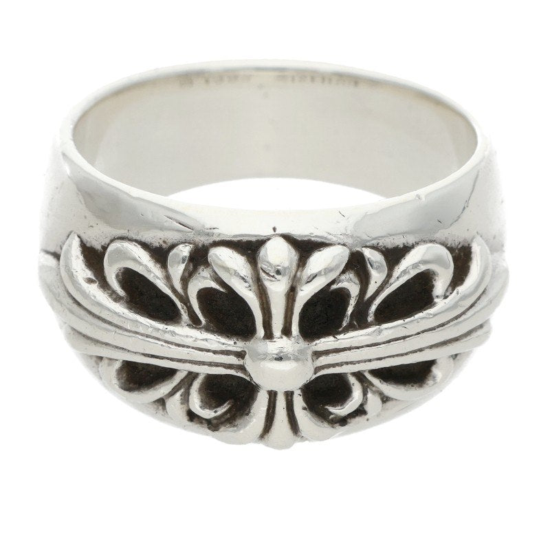 Chrome Hearts FLRL CRS Sterling Silver Ring Size JP 22