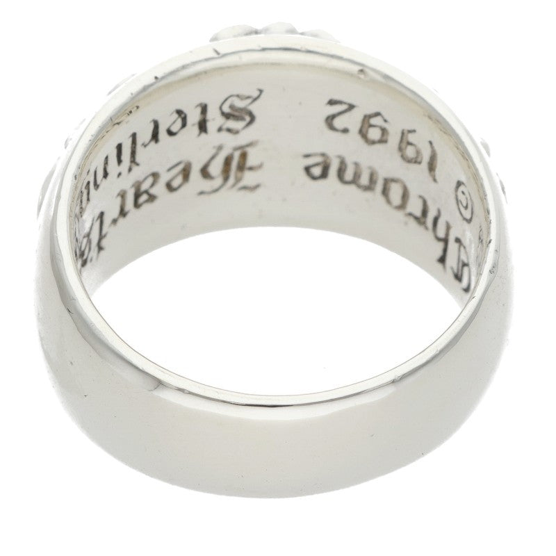 Chrome Hearts FLRL CRS Sterling Silver Ring Size JP 22