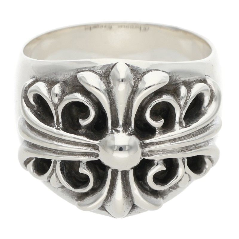 Chrome Hearts Keeper Sterling Silver Ring Size JP 26