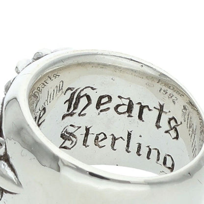 Chrome Hearts FLRL CRS Sterling Silver Ring Size JP 10.5