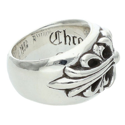 Chrome Hearts FLRL CRS Sterling Silver Ring Size JP 10.5
