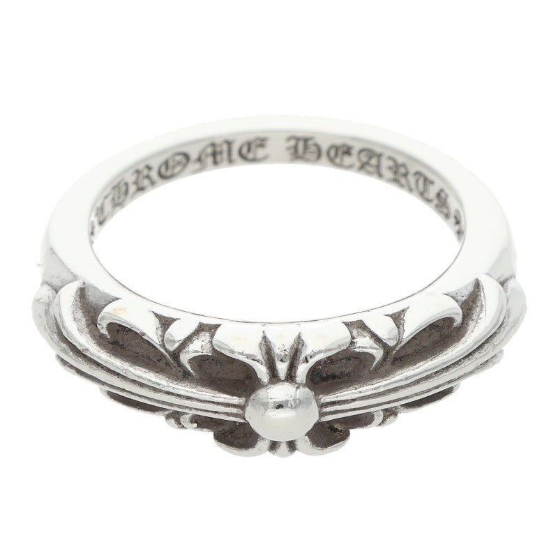 Chrome Hearts Baby Classic Floral Ring Silver Size JP 10.5