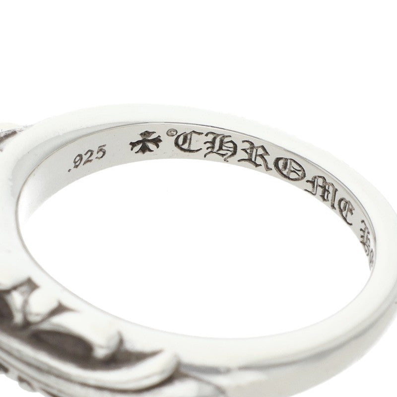 Chrome Hearts Baby Classic Floral Ring Silver Size JP 10.5