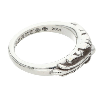 Chrome Hearts Baby Classic Floral Ring Silver Size JP 10.5