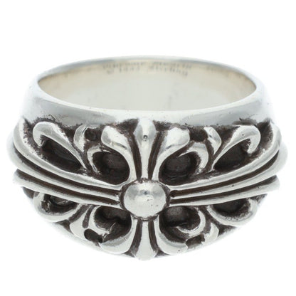 Chrome Hearts FLRL CRS Floral Cross Ring Size JP 17.5 Silver