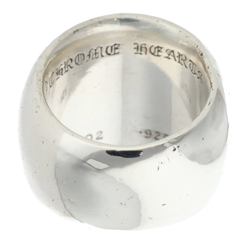 Chrome Hearts CLASSIC OVAL Cross Silver Ring Size JP 28.5