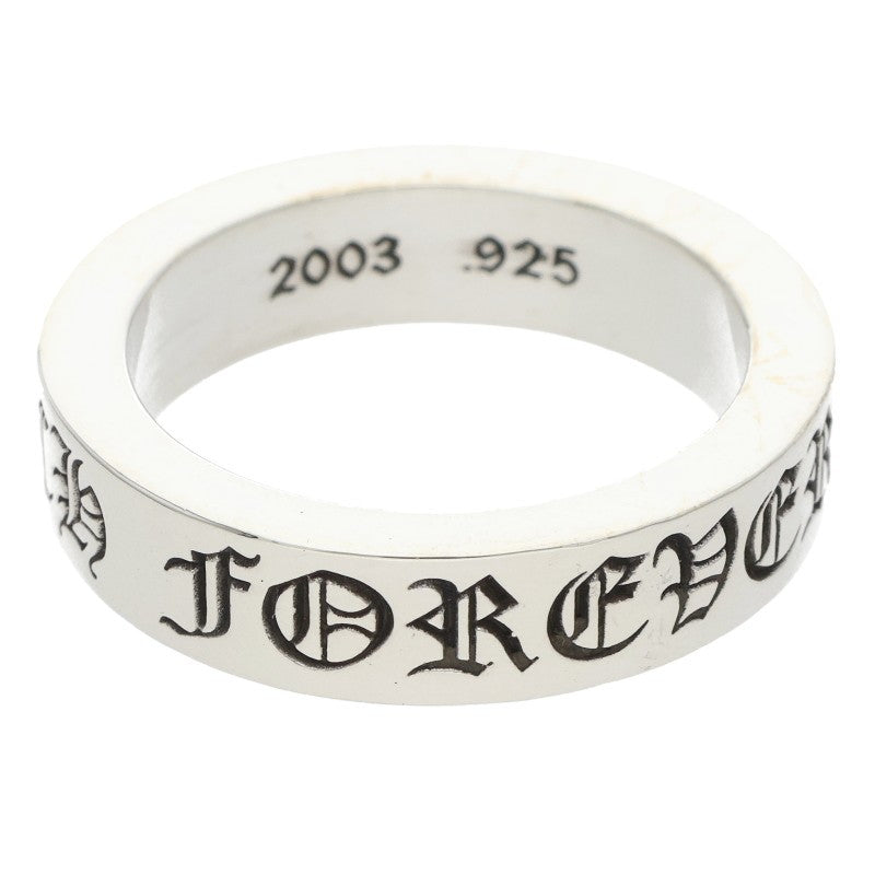 Chrome Hearts 6mm Spacer Forever Silver Ring Size JP 23