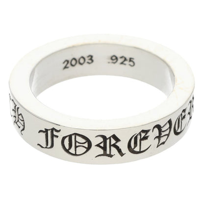 Chrome Hearts 6mm Spacer Forever Silver Ring Size JP 23