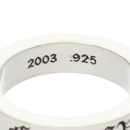 Chrome Hearts 6mm Spacer Forever Silver Ring Size JP 23