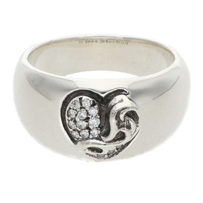 Chrome Hearts HEART IN BAND P DMND Diamond Ring Size JP 23