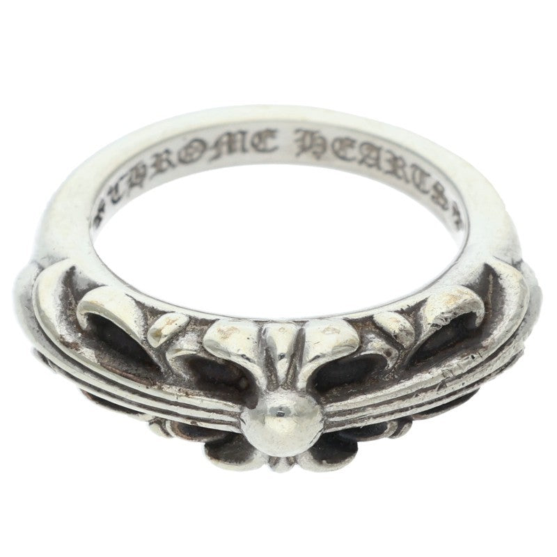 Chrome Hearts BABY CLASSIC Floral Silver Ring Size JP 4