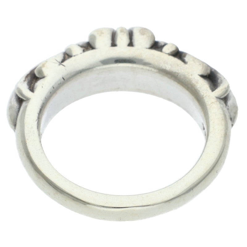 Chrome Hearts BABY CLASSIC Floral Silver Ring Size JP 4