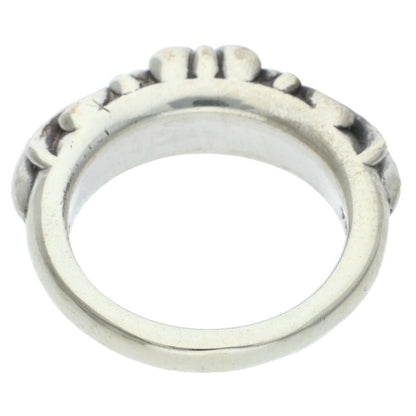 Chrome Hearts BABY CLASSIC Floral Silver Ring Size JP 4