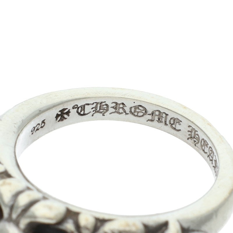 Chrome Hearts BABY CLASSIC Floral Silver Ring Size JP 4