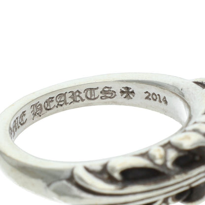 Chrome Hearts BABY CLASSIC Floral Silver Ring Size JP 4