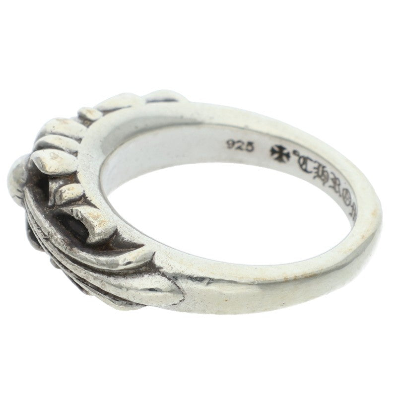 Chrome Hearts BABY CLASSIC Floral Silver Ring Size JP 4