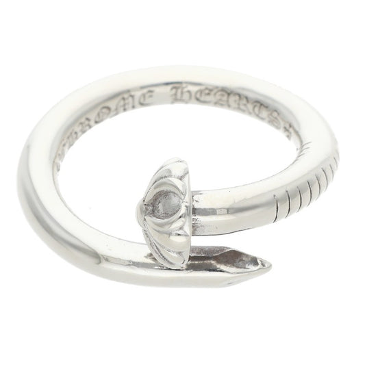 Chrome Hearts NAIL CRSBALL Silver Ring Size JP 14