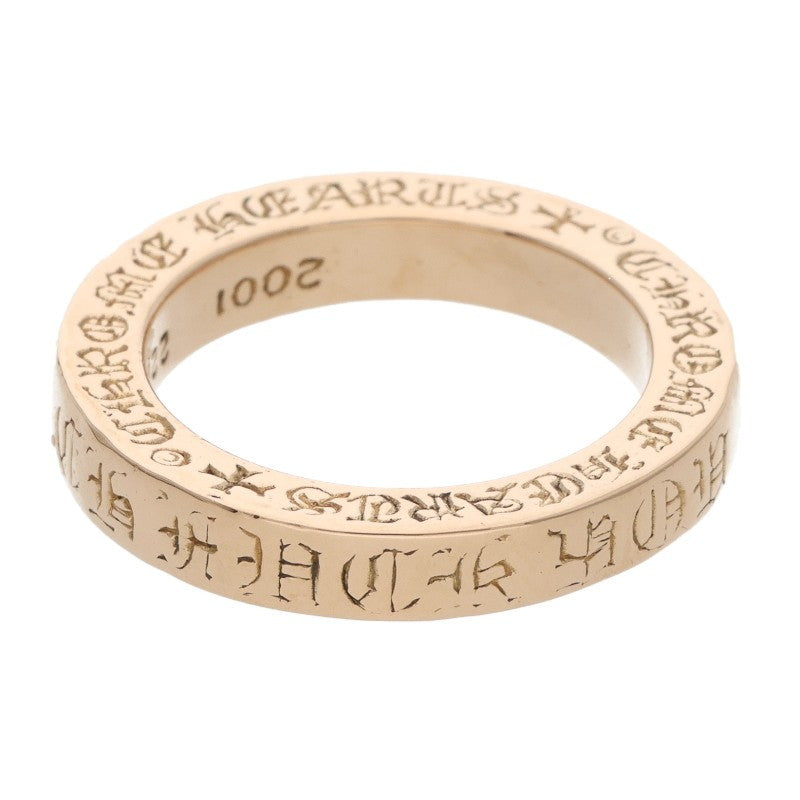 Chrome Hearts 22K 3mm SPACER FUCKYOU Gold Ring Size JP 11