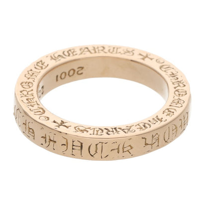 Chrome Hearts 22K 3mm SPACER FUCKYOU Gold Ring Size JP 11