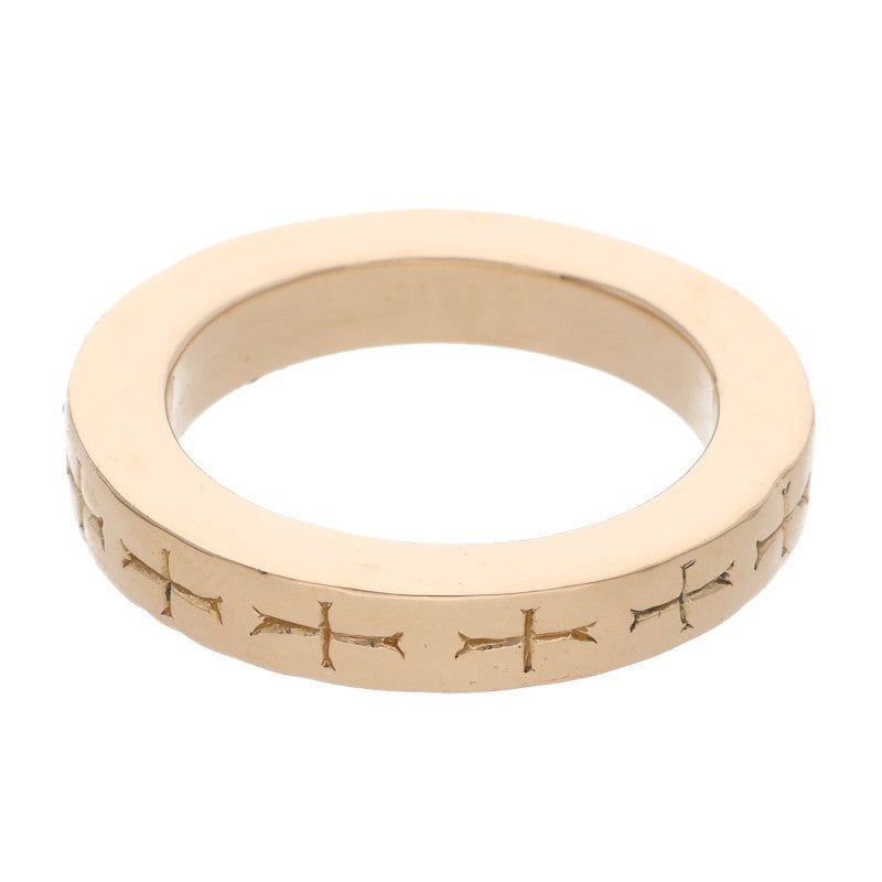 Chrome Hearts 22K 3mm SPACER FUCKYOU Gold Ring Size JP 11