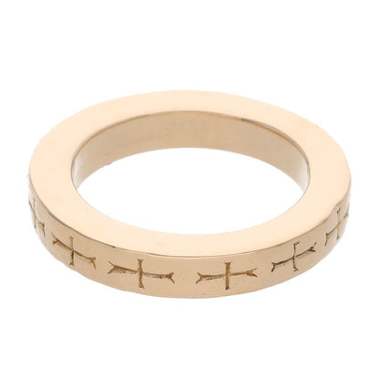 Chrome Hearts 22K 3mm SPACER FUCKYOU Gold Ring Size JP 11