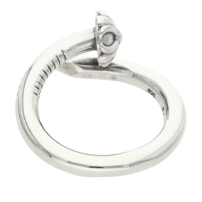 Chrome Hearts NAIL CRSBALL Silver Ring Size JP 13