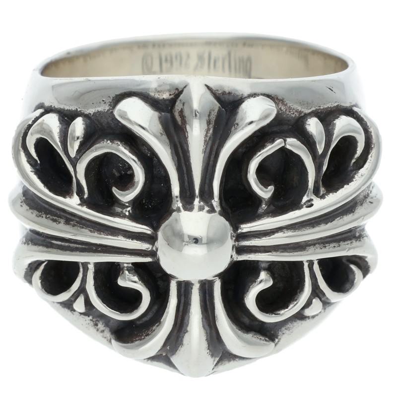Chrome Hearts KEEPER Ring Sterling Silver Size JP 17