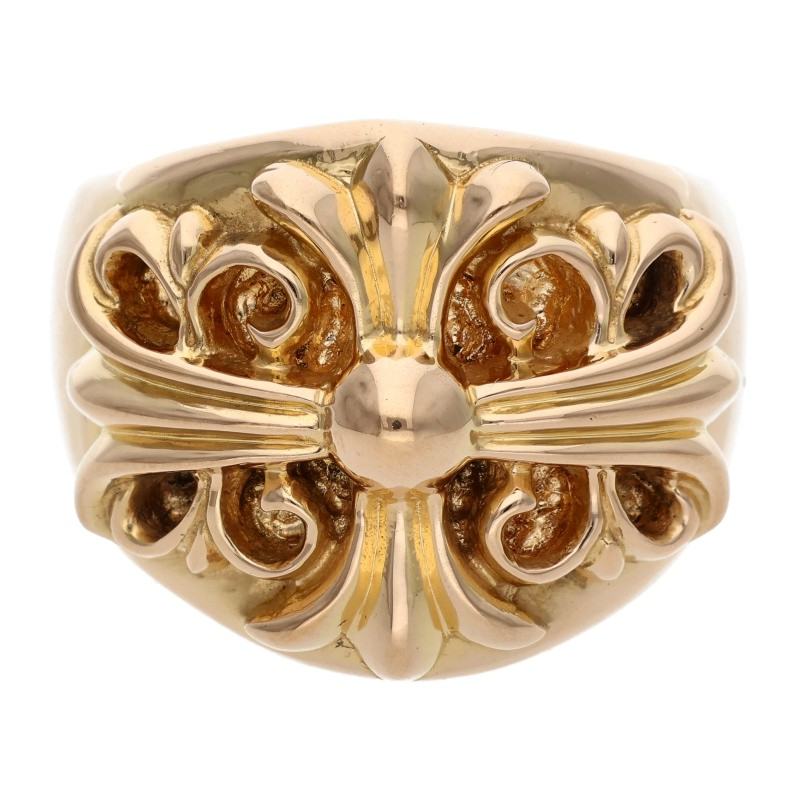 Chrome Hearts 22K Keeper Gold Ring Size JP 26