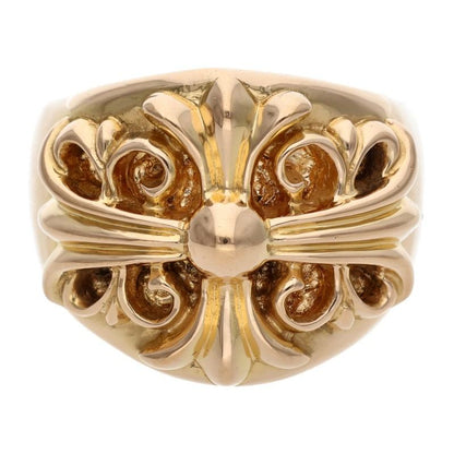 Chrome Hearts 22K Keeper Gold Ring Size JP 26