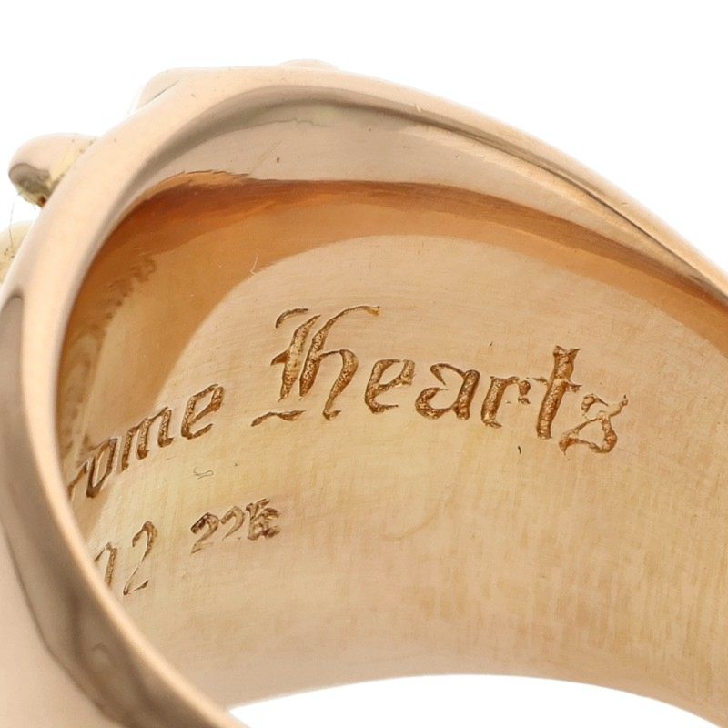 Chrome Hearts 22K Keeper Gold Ring Size JP 26