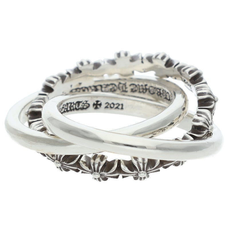 Chrome Hearts TINY E CH PLUS BAND Silver Ring Size JP 10