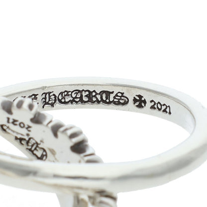 Chrome Hearts TINY E CH PLUS BAND Silver Ring Size JP 10