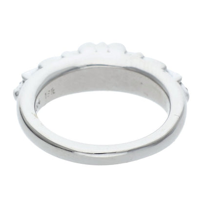 Chrome Hearts Baby Classic Floral Cross Ruby Ring Size JP 9