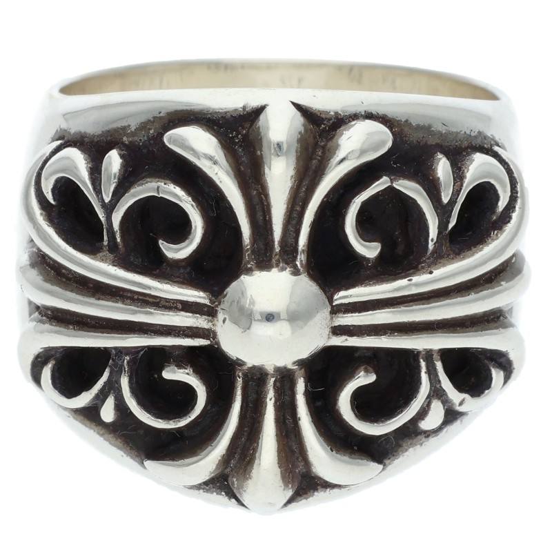Chrome Hearts KEEPER Sterling Silver Ring Size JP 21