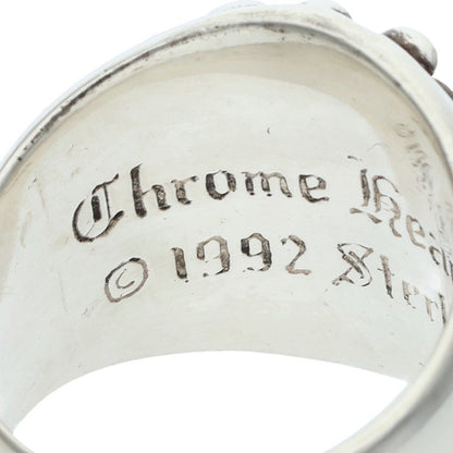 Chrome Hearts KEEPER Sterling Silver Ring Size JP 21