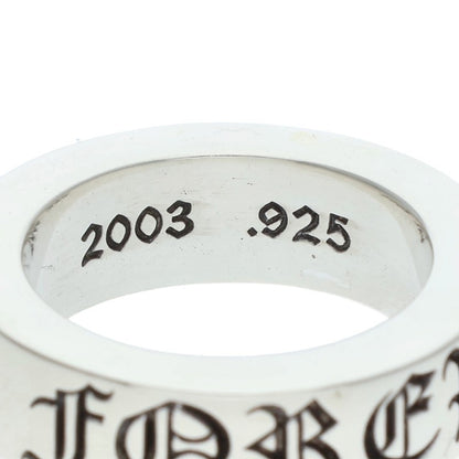 Chrome Hearts 6mm Spacer Forever Silver Ring Size JP 6.5