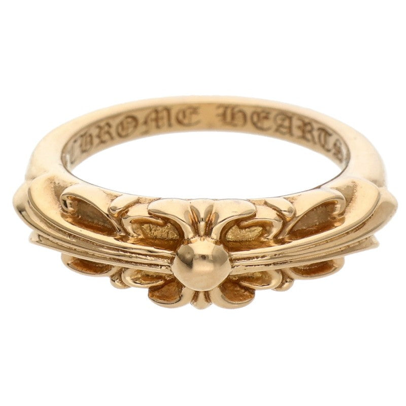 Chrome Hearts 22K Baby Classic Floral Gold Ring Size JP 8