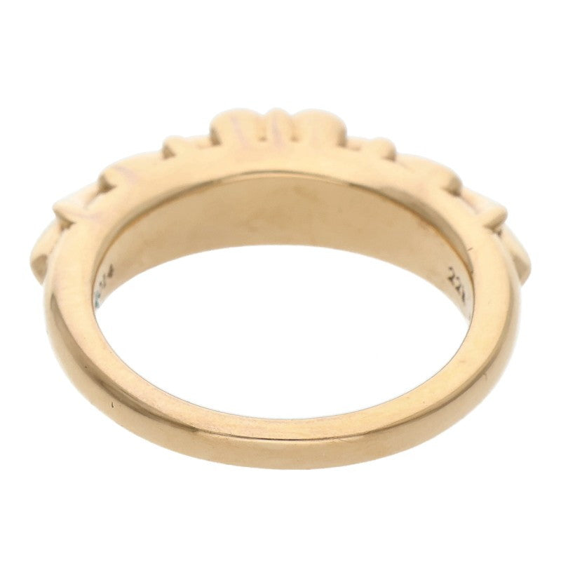 Chrome Hearts 22K Baby Classic Floral Gold Ring Size JP 8