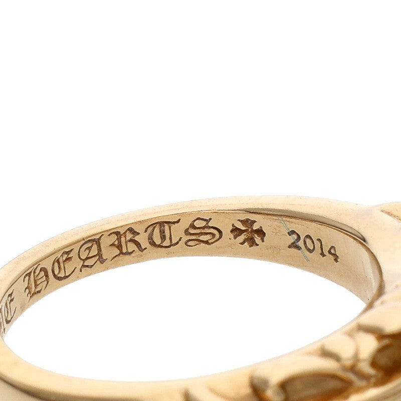 Chrome Hearts 22K Baby Classic Floral Gold Ring Size JP 8