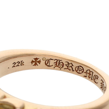 Chrome Hearts 22K Baby Classic Pave Diamond Ring Size JP 11
