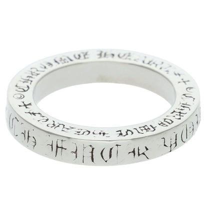 Chrome Hearts 3mm SPACER FUCKYOU Silver Ring Size JP 10