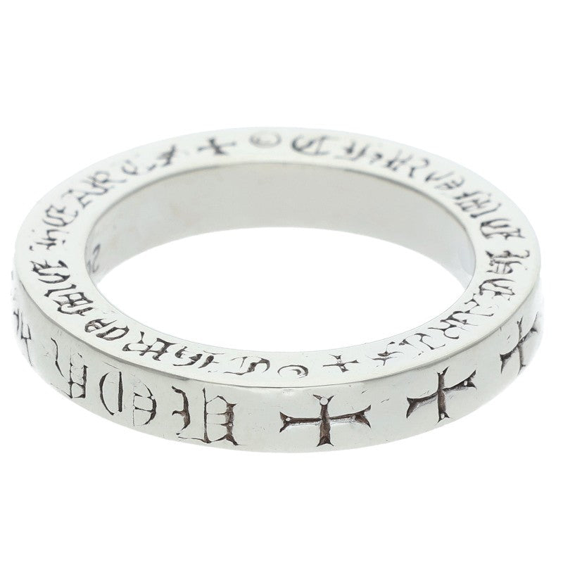 Chrome Hearts 3mm SPACER FUCKYOU Silver Ring Size JP 10