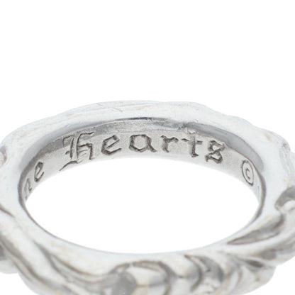 Chrome Hearts 18KWG SCRL BAND Ring White Gold Size JP 11