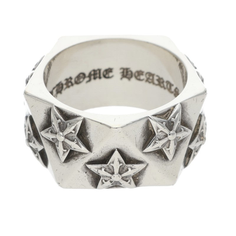 Chrome Hearts Pentagon Star Silver Ring Size JP 16