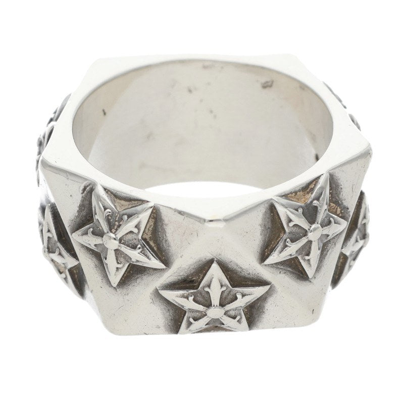 Chrome Hearts Pentagon Star Silver Ring Size JP 16