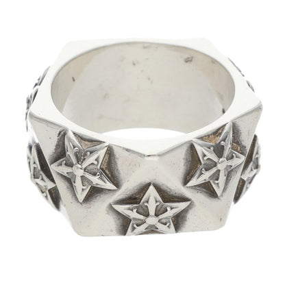 Chrome Hearts Pentagon Star Silver Ring Size JP 16
